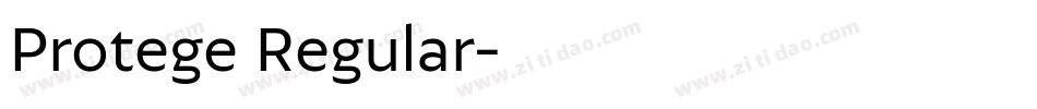 Protege Regular字体转换